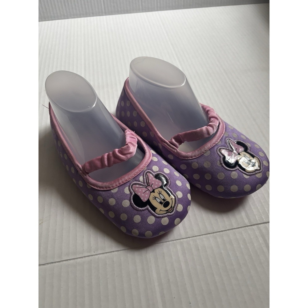 Disney Minnie Mouse Kids  Slippers Size Medium Toddler Whimsical